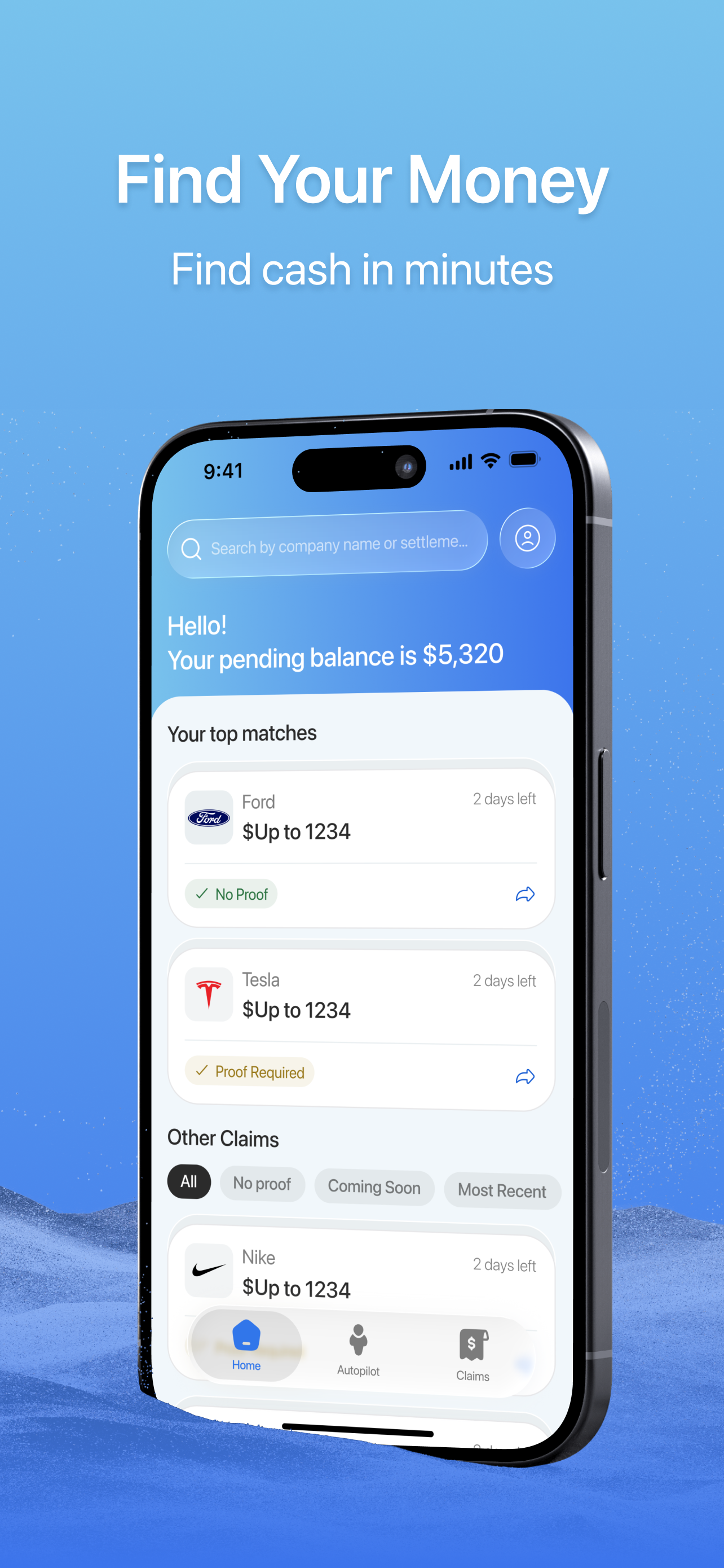Claimify App Screenshot